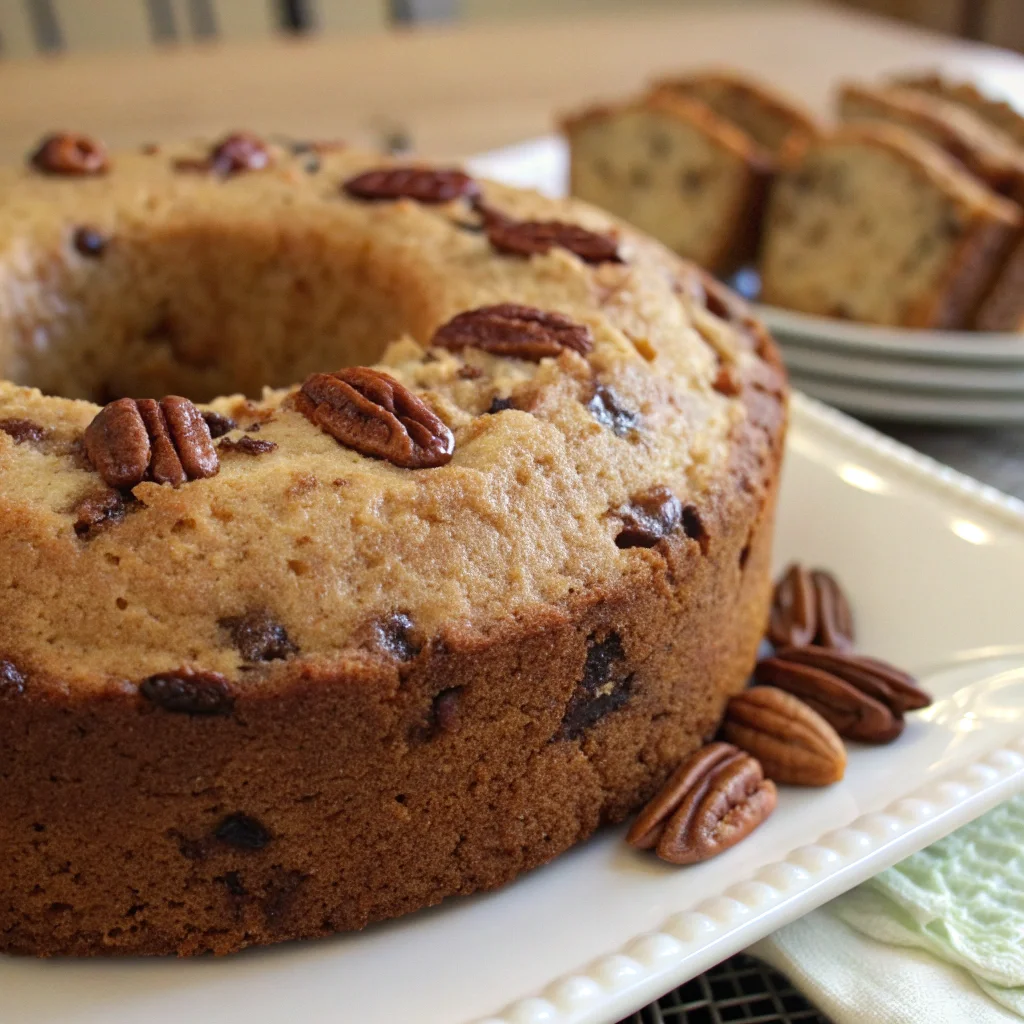 Pecan Bourbon Cake