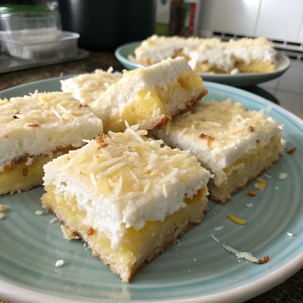 Pina Colada Dessert Squares