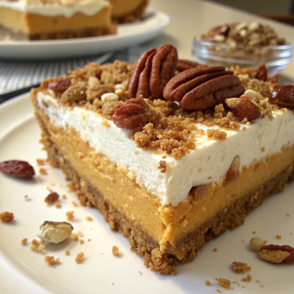 Pumpkin Cream Cheese Dessert