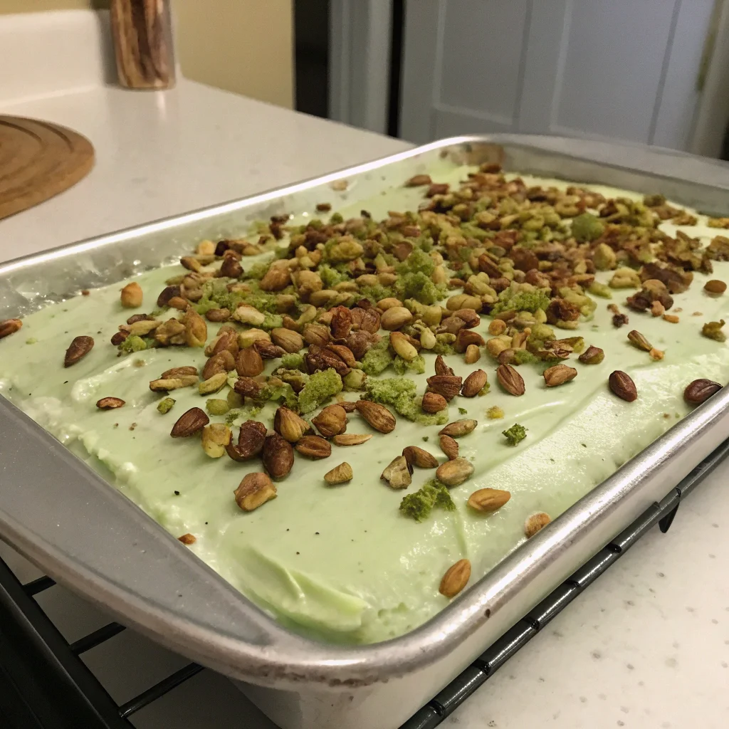 Refrigerator Pistachio Dessert