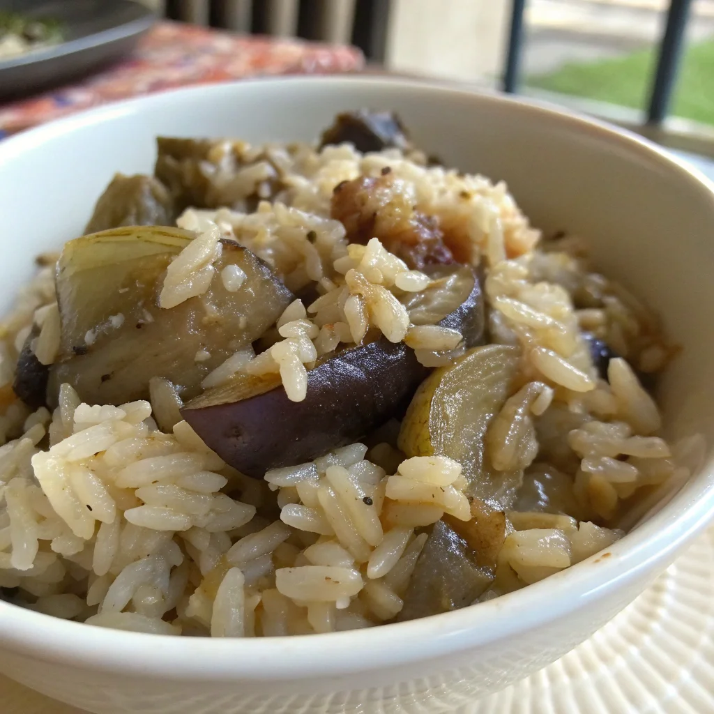 Riz Au Breme (Rice with Eggplant)