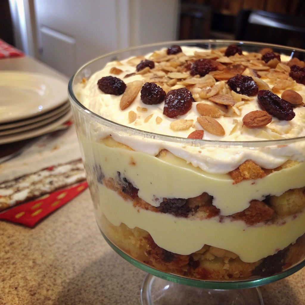 Rum - Almond - Raisin - Cream Trifle