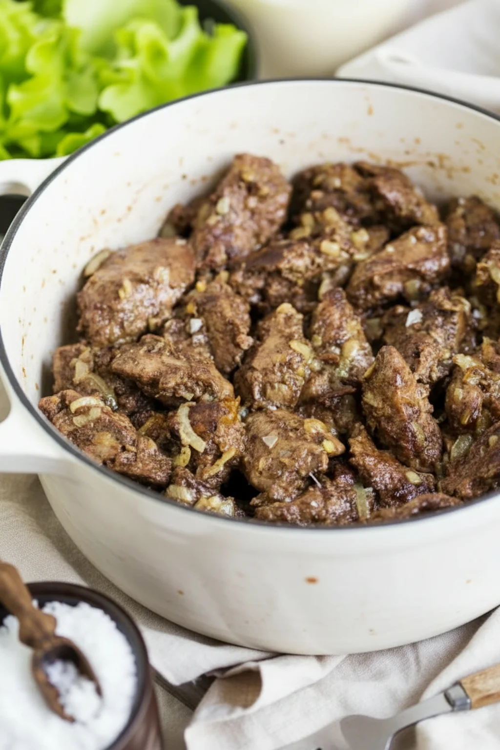 Sautéed Chicken Livers