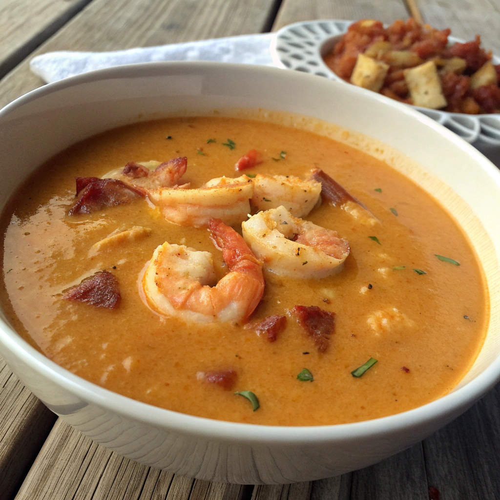 Shrimp and Sweet Potato Bisque