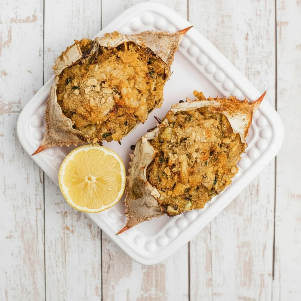 Shrimp Stuffed Crab (Crab Backs)
