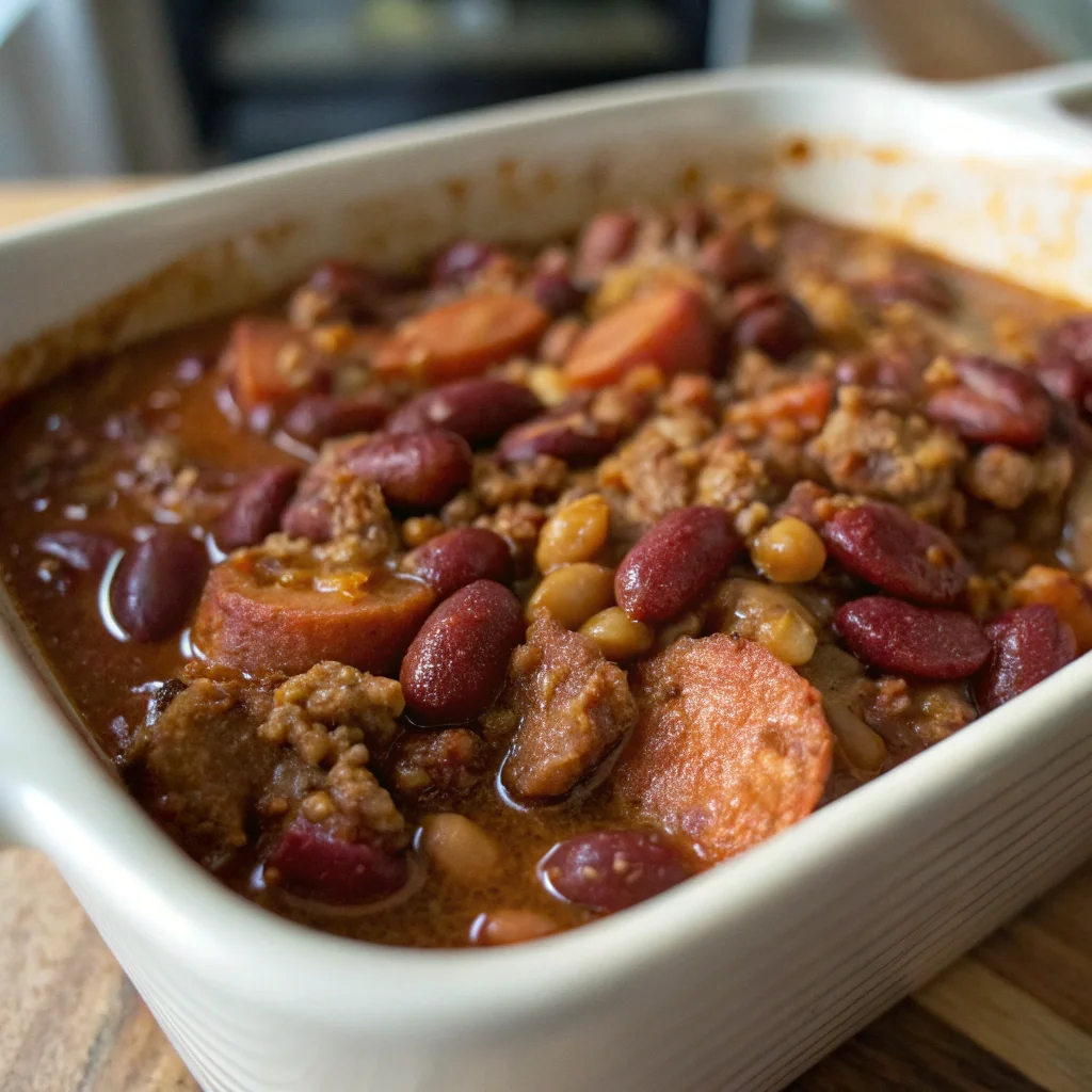 Three Bean Bake - Baked Beans