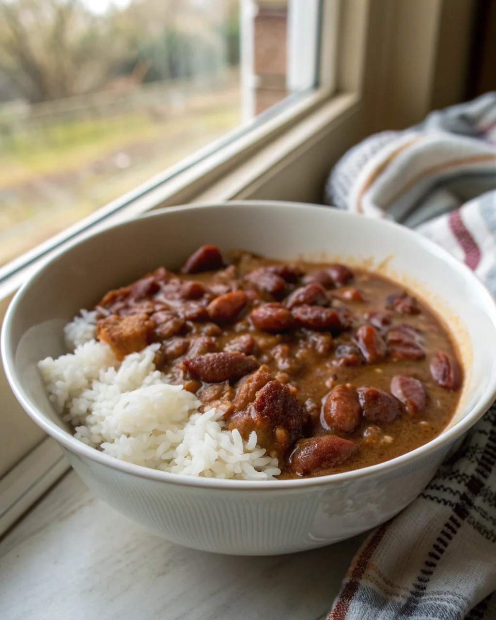 Vegetarian Red Beans & Brown Rice