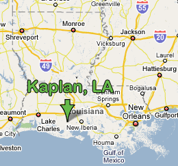 Kaplan, Louisiana Map