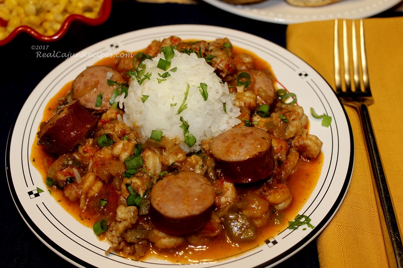 Classic Crawfish Sausage Etouffee