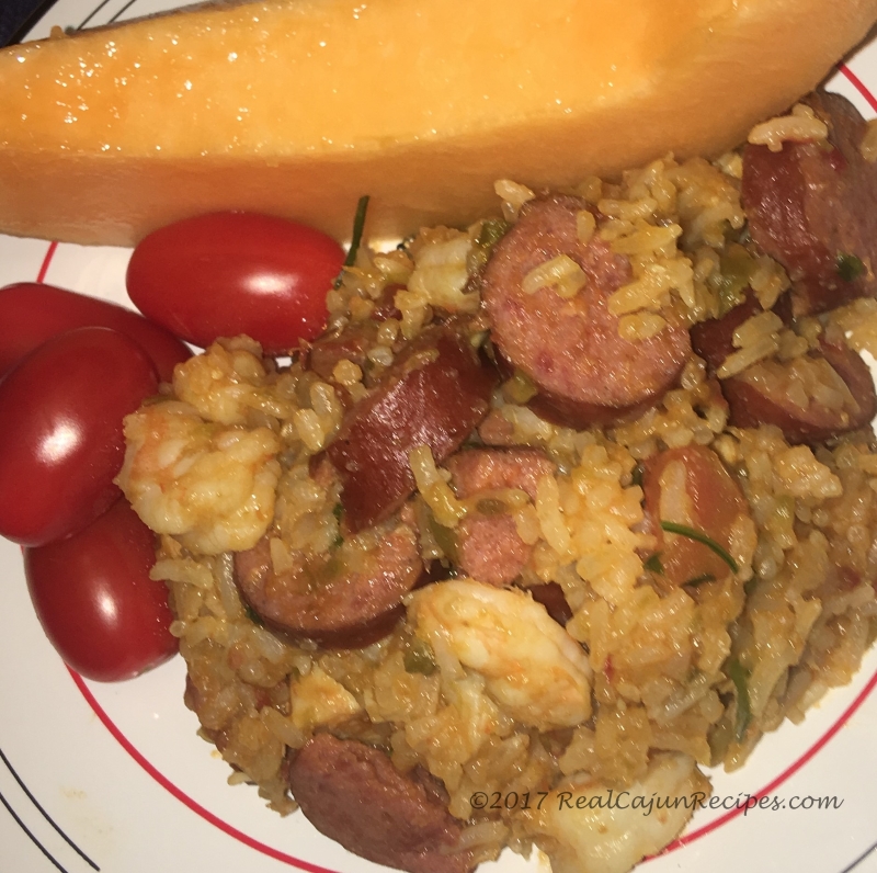 Chicken, Sausage & Shrimp Jambalaya