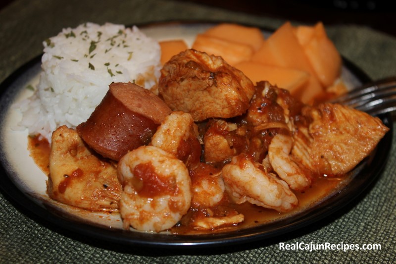 Crock-pot Pastalaya with Rice