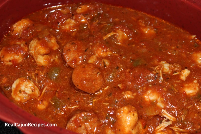 CrockPot Jambalaya Pastalaya la m de maw maw