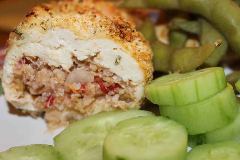 Stuffed Chicken with Crab and Shrimp 
