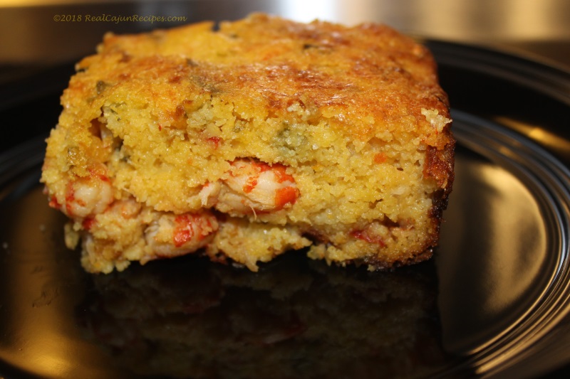 Crawfish Cornbread I | RealCajunRecipes.com: la m de maw maw