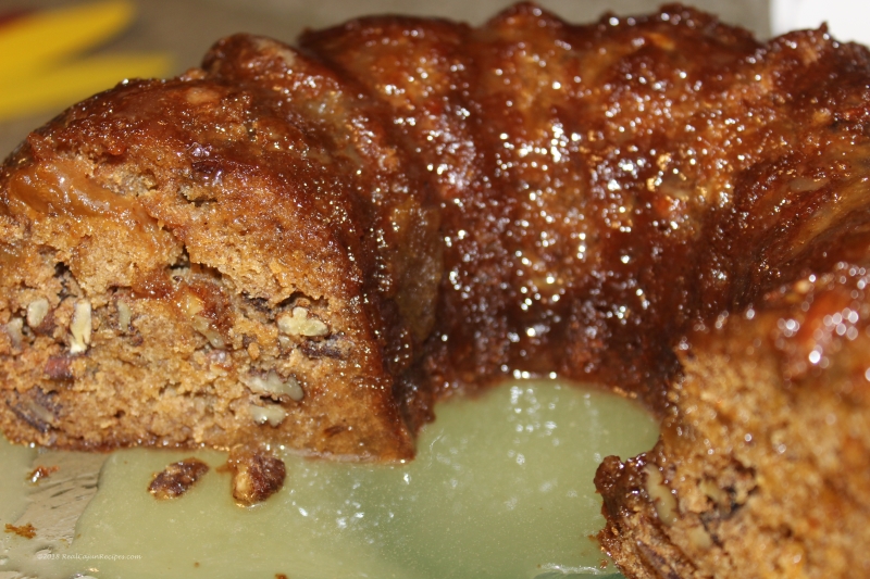 Fig Preserve Cake with Buttermilk Glaze