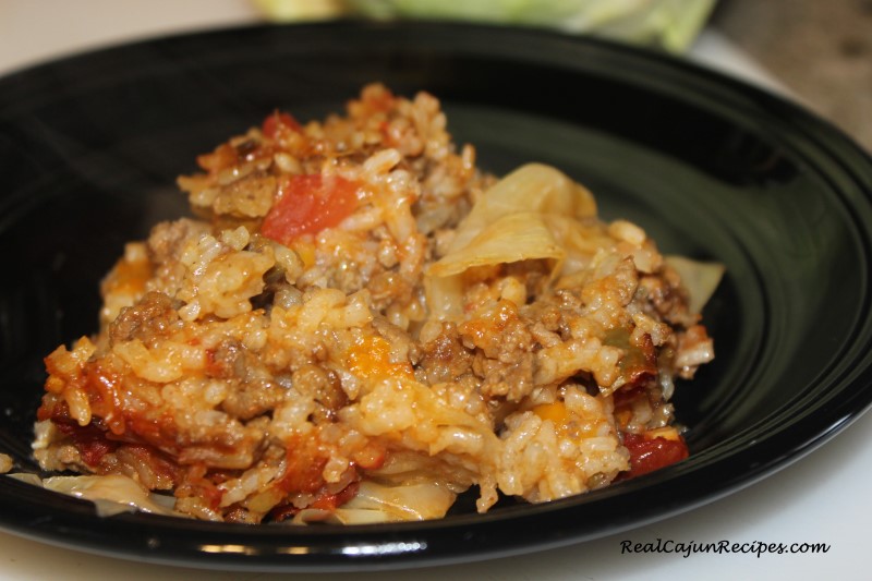 Meat and Cabbage Casserole