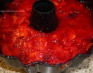 Raspberry Jello Mold