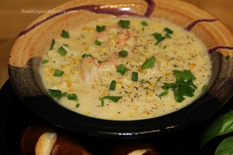 Corn and Shrimp Chowder Soup