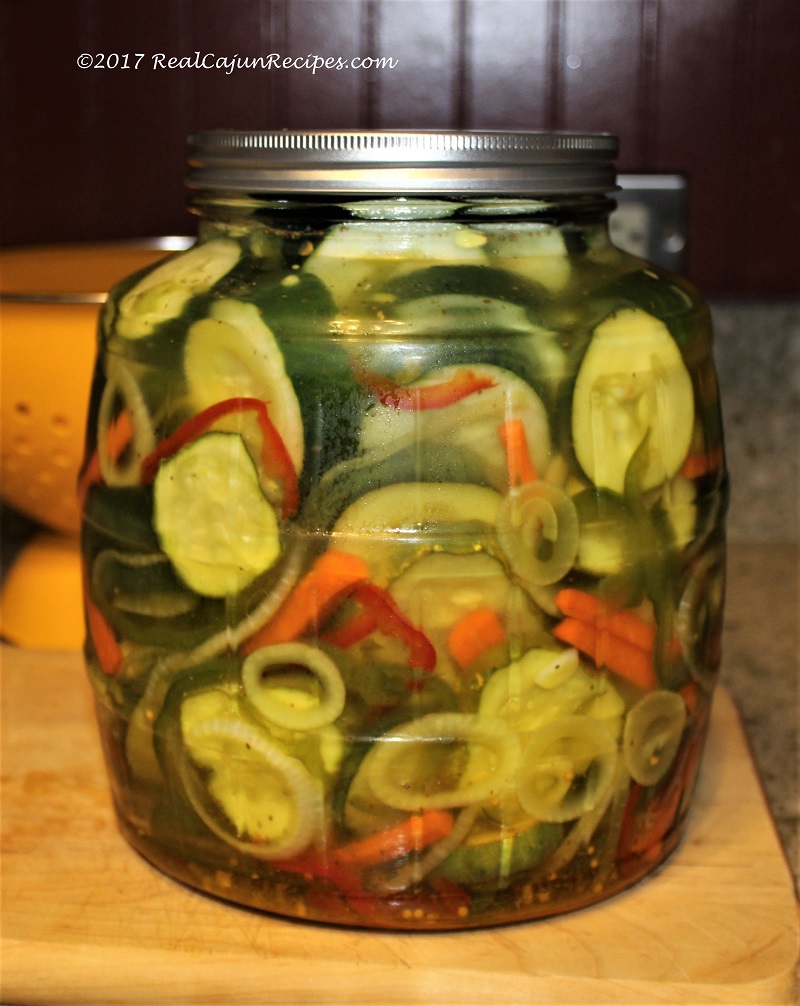 Refrigerator Bread and Butter Pickles 