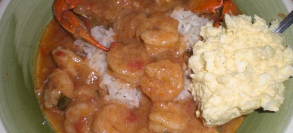 Crab and Shrimp Etouffee