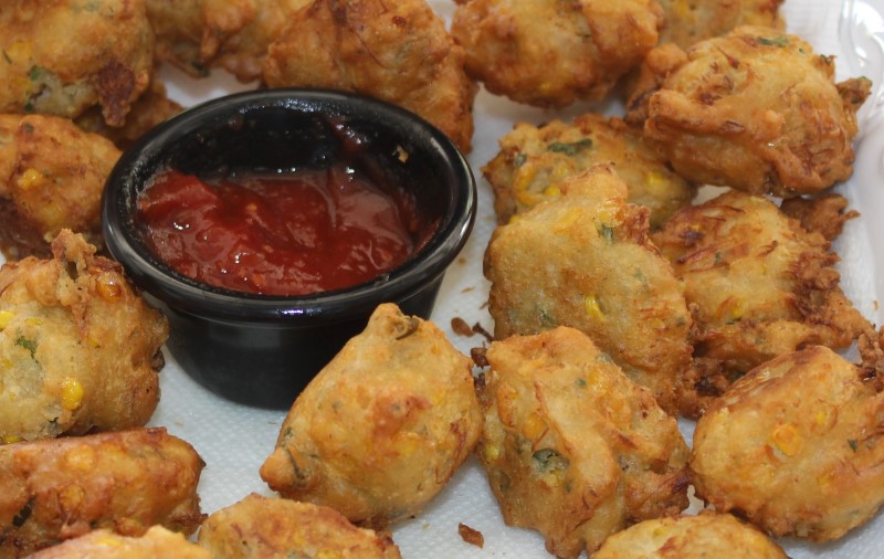 Lump Crab and Corn Beignets