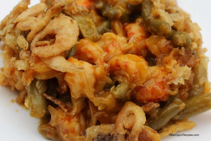 Crawfish Green Bean Casserole aka the String Bean Casserole