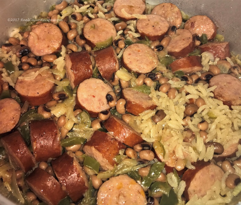 BlackEye Pea Jambalaya (Rice Cooker) la m de