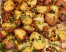 Baked Red Potatoes w/Onions and Parsley