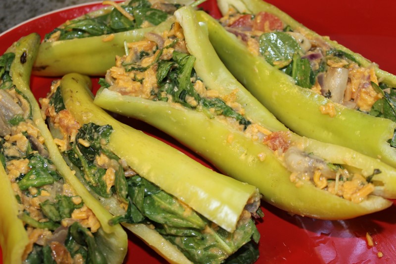 Stuffed Banana Peppers | RealCajunRecipes.com: la cuisine de maw maw