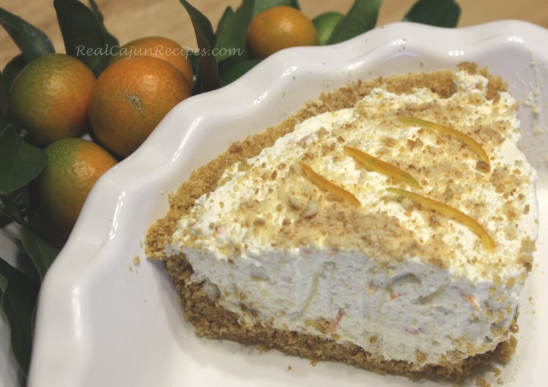 Kumquat Graham Cracker Pie