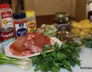 Pork and Potato Fricassee Ingredients