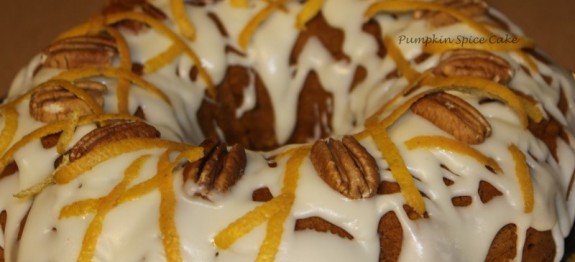 Three Ingredient Pumpkin Spice Cake