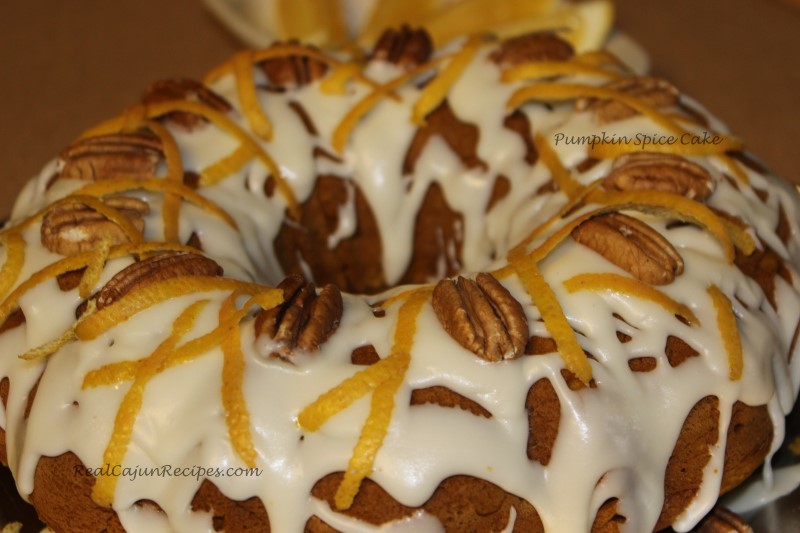 Three Ingredient Pumpkin Spice Cake