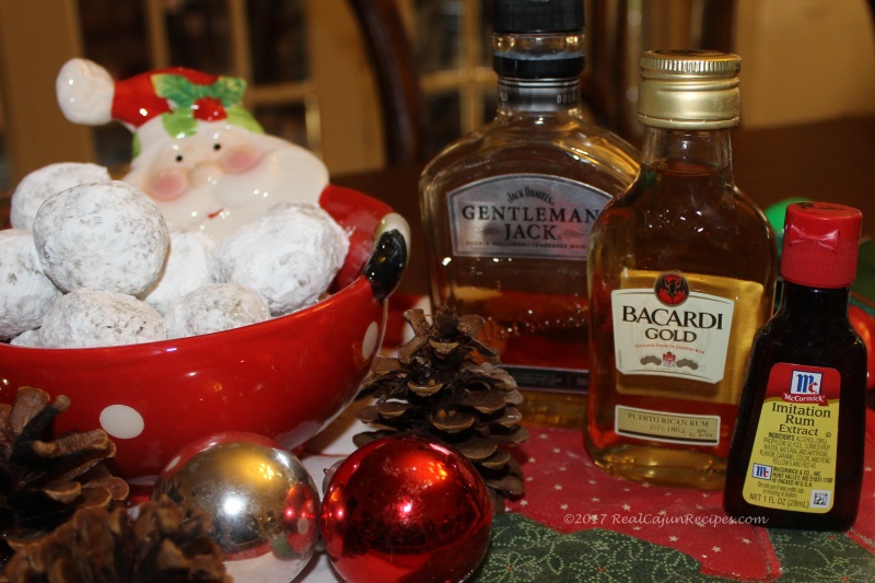 Holiday Balls Rum or Whiskey