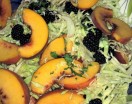 Peach-Berry-Cabbage Slaw